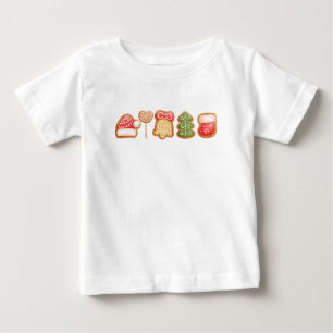 Gingerbread Festive Cool Trendy Christmas Baby T-Shirt