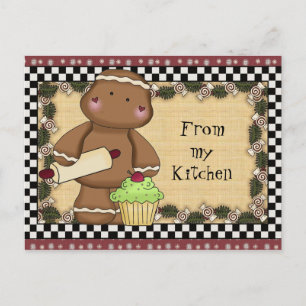 Gingerbread from my Kitchen postcard