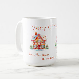 Gingerbread "From Our House" Christmas Mug