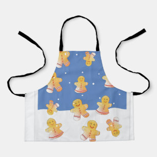 Gingerbread Fun Holiday Apron