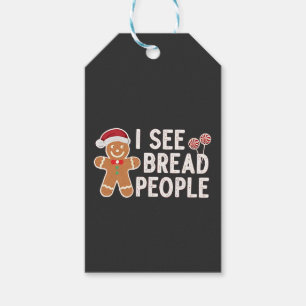 Gingerbread Funny Christmas baking holiday Gift Tags