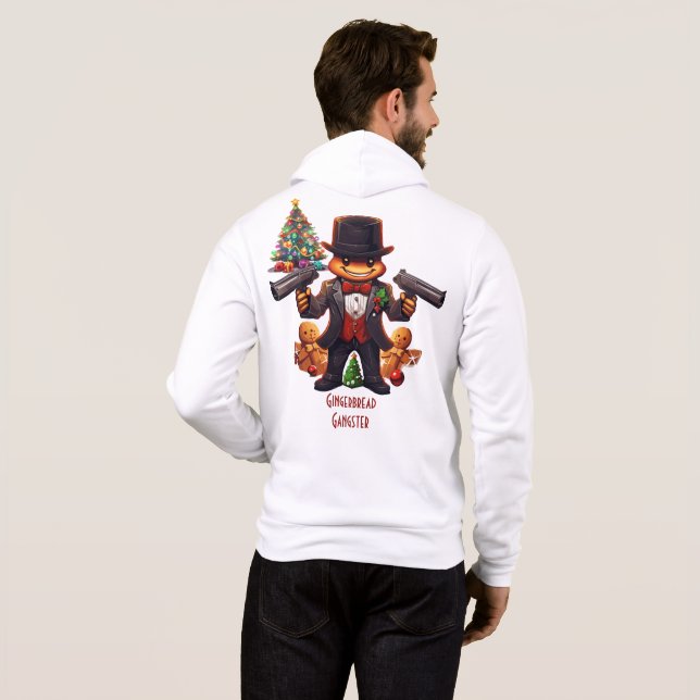 Gingerbread Gangster Hoodie (Back Full)