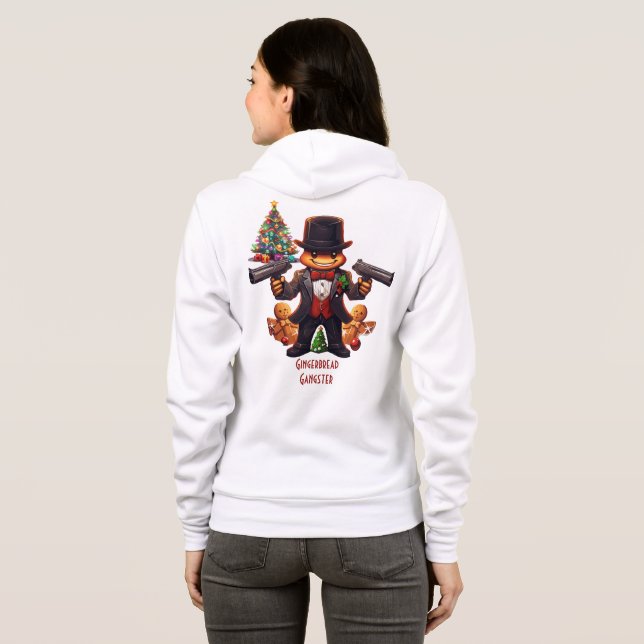 Gingerbread Gangster Hoodie (Back Full)
