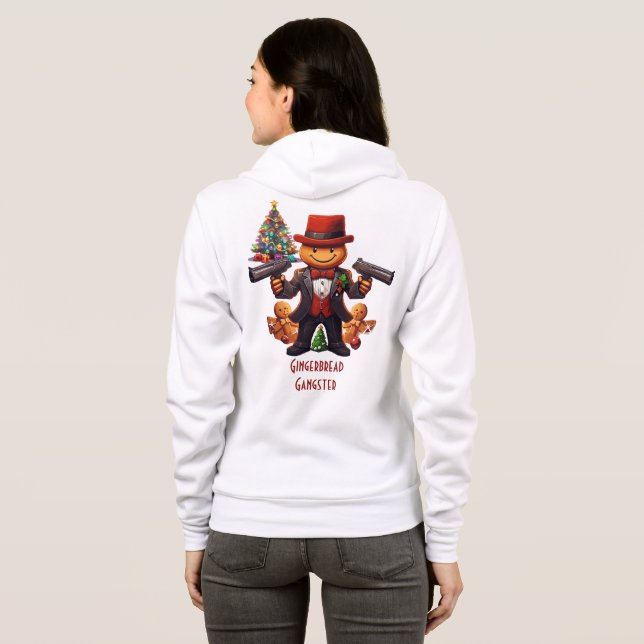 Gingerbread Gangster Hoodie (Back Full)