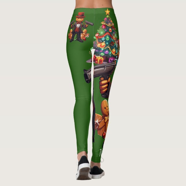 Gingerbread Gangster Leggings (Back)