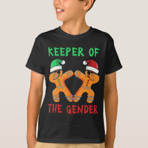 Gingerbread Gender Reveal Keeper Of The Gender T-Shirt