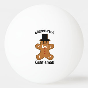 Gingerbread Gentleman Ping Pong Ball
