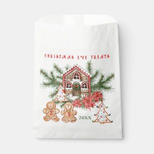 Gingerbread Girl Boy Candy Cane Christmas Favour Bags