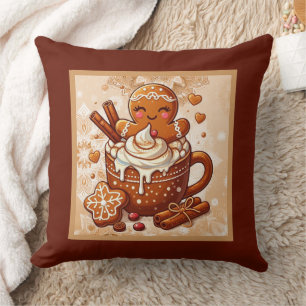 Gingerbread Girl’s Hot Cocoa Hot Tub Retreat Cushion