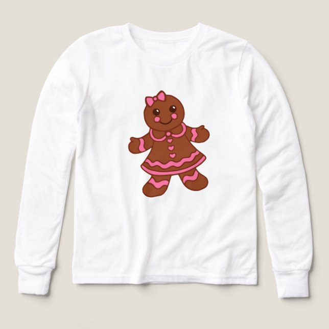 Gingerbread Girl T-shirt (Design Front)