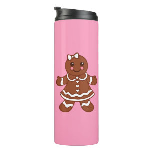 Gingerbread Girl Thermal Tumbler 