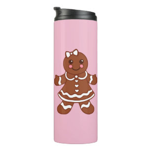Gingerbread Girl Thermal Tumbler