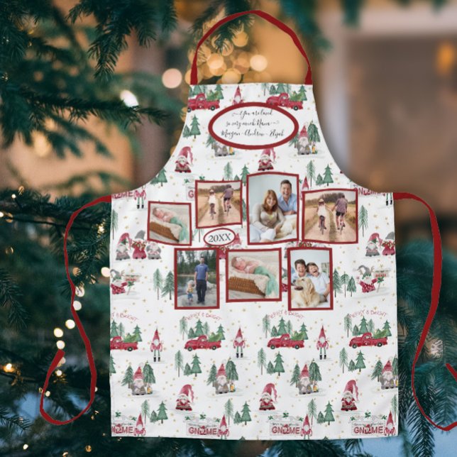 Gingerbread Green Baking Christmas Memories Mummy Apron (Creator Uploaded)