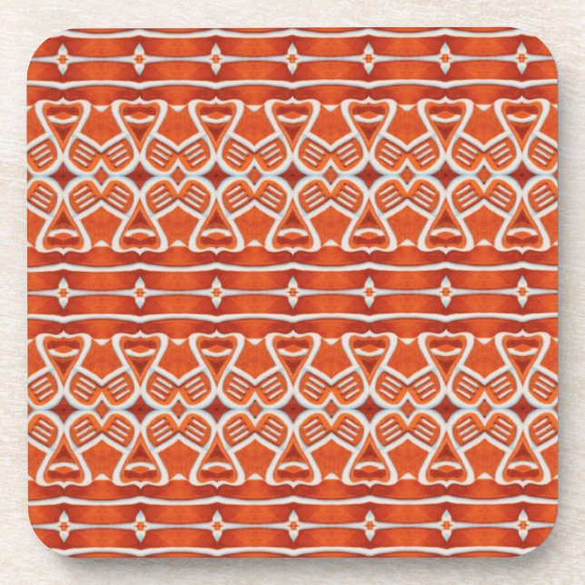 GINGERBREAD Hard Plastic Coasters (Front)