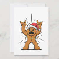 Gingerbread Heavy Metal Guitar Christmas 2026