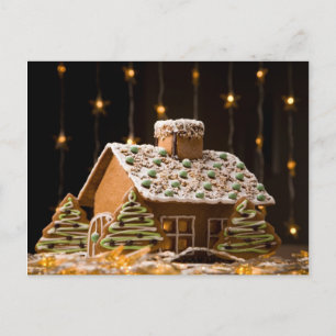 Gingerbread House 2 Postcard