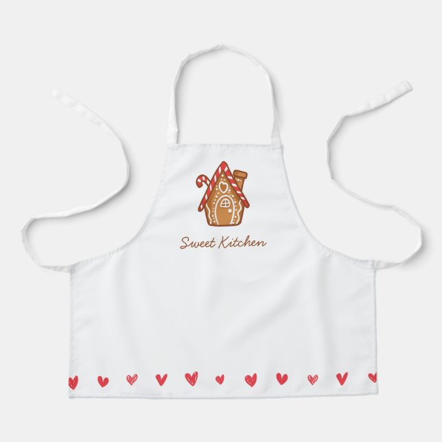 Gingerbread House Apron (Front)