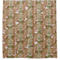 Gingerbread House Camper Pink  