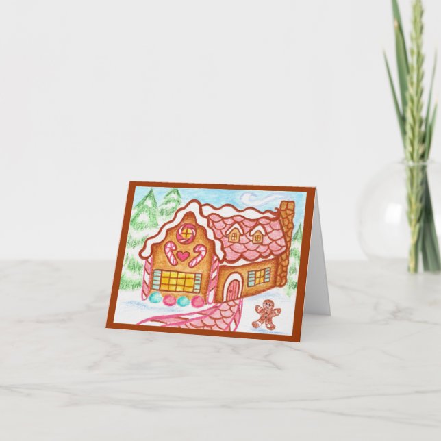 Gingerbread House Card (Front)