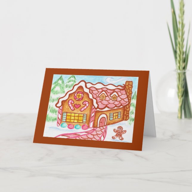 Gingerbread House Card (Front)