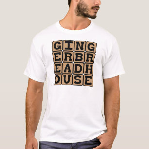 Gingerbread House, Christmas Activity T-Shirt
