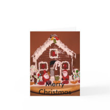 Gingerbread House Christmas Card
