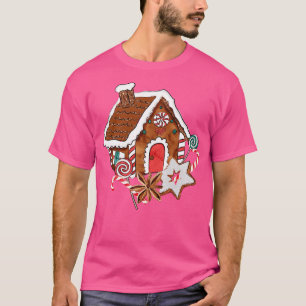 Gingerbread House   Christmas Funny  T-Shirt