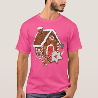 Gingerbread House   Christmas Funny  T-Shirt