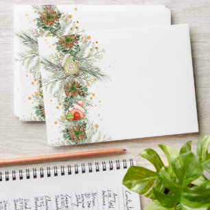 Gingerbread House Christmas Garland Envelope