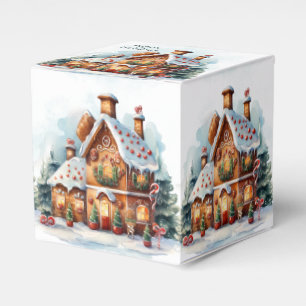 Gingerbread House Christmas Holiday Gift Box