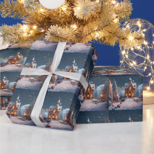 Gingerbread House Christmas Wrapping Paper