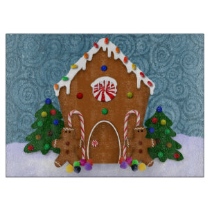 Gingerbread House Cutting Board