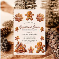 Gingerbread House Decorating Christmas Party