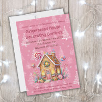 Gingerbread House Decorating Contest