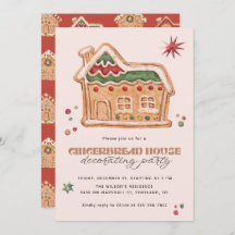 Gingerbread House Decorating Party Christmas