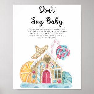 Gingerbread house - Don't say baby Poster