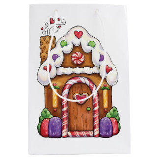 Gingerbread House Gift Bag