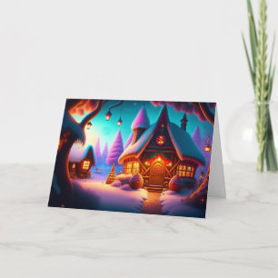Gingerbread House Holiday  Card