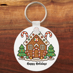 Gingerbread House Key Ring