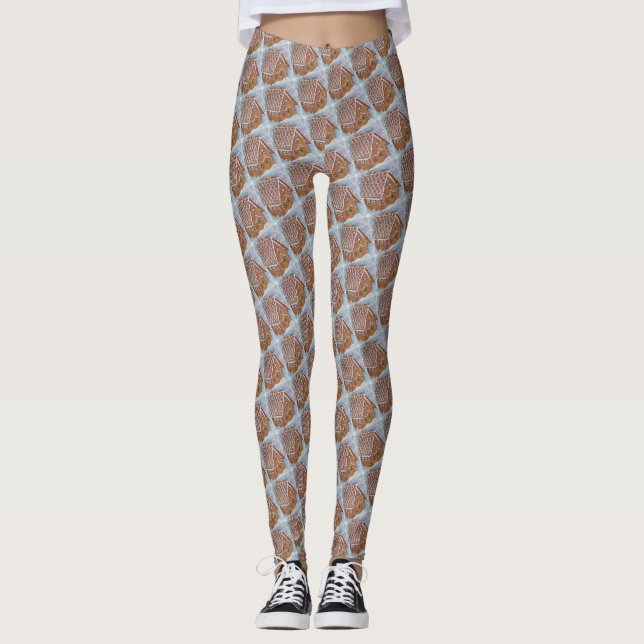 GINGERBREAD HOUSE LEGGINGS (Front)