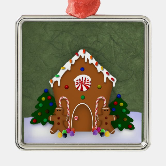 Gingerbread House Ornament (Front)