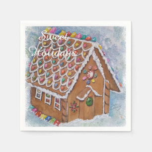 Gingerbread House Party Napkin