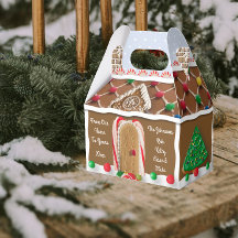 Gingerbread House Personalised Holiday Box
