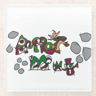 Gingerbread house play land glass coaster