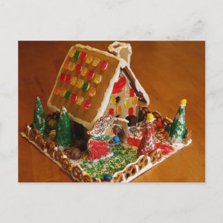 Gingerbread House Postcard