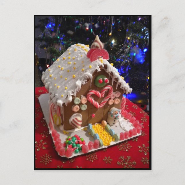 Gingerbread House Postcard (Front)
