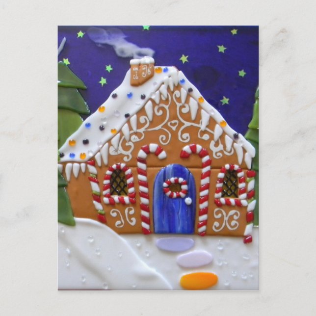 Gingerbread House Postcard (Front)