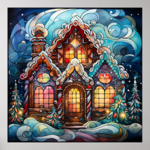 Gingerbread House Poster