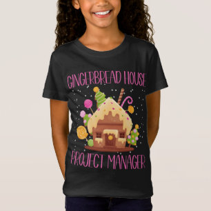 Gingerbread House Project Manager Family Matching T-Shirt