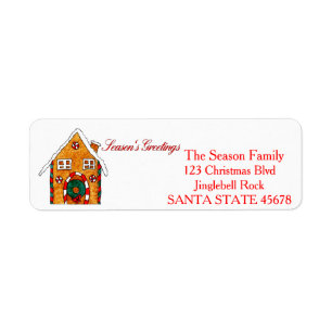 Gingerbread house Season's Greetings